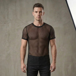 Premium Black Mesh Shirt