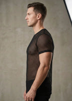 Premium Black Mesh Shirt