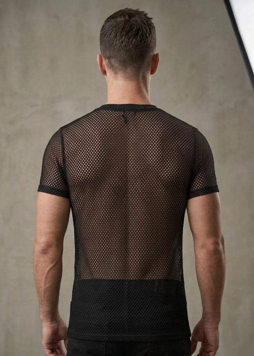 Premium Black Mesh Shirt
