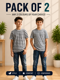 Striped T-Shirt Pack of 2 – Deal # [6]