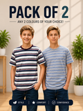 Striped T-Shirt Pack of 2 – Deal # [4]