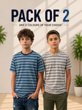 Striped T-Shirt Pack of 2 – Deal # [2]