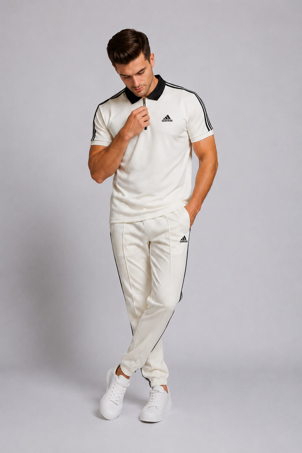 Men’s White Track Suit