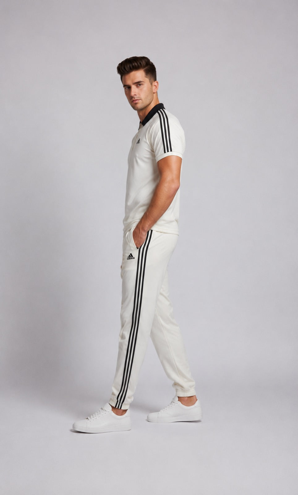 Men’s White Track Suit