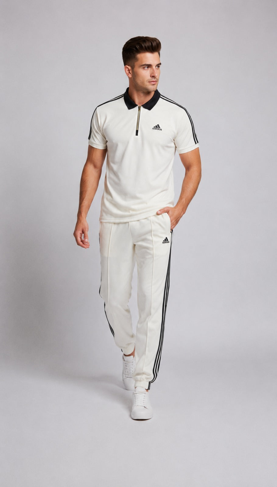 Men’s White Track Suit