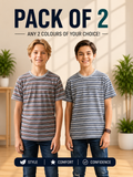 Striped T-Shirt Pack of 2 – Deal # [5]